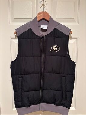 Champion Black & Gray Quilted Sleeveless Puffer Vest